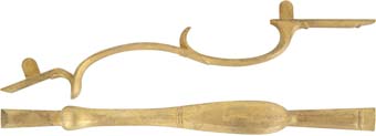 Triggerguard, John Armstrong, Maryland, 
wax cast brass